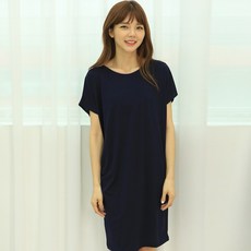 씨엘스토리 불가리 핀턱 반팔 원피스
