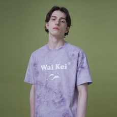 와이케이 스테디 로고 물나염 반팔티셔츠