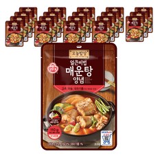 오뚜기 얼큰비법 매운탕 양념, 110g, 20개