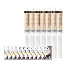 씨피원 프리미엄 헤어 트리트먼트 25ml x 7p + 단백질 실크앰플 5ml x 10p 세트, 1세트