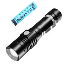 LEDLAB 후레쉬 518-T6 + 충전지 + USB케이블 세트, 혼합색상, 1세트