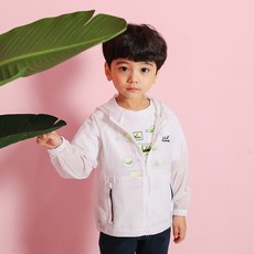마리앤모리 아동용 체크 썸머 집업 점퍼