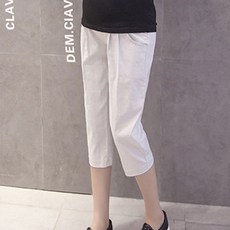 아리코 임부 7부 베이직 팬츠