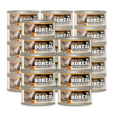 보레알 고양이 주식캔 치킨 칠면조, 치킨+칠면조, 80g, 24개