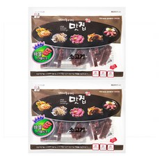 극상소재 맛집 스테이크 강아지간식 360g, 소고기, 2개