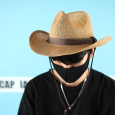 남자카우보이모자