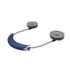 분리형 목걸이 휴대용 선풍기, HQM-FB01, 블루