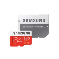삼성전자 EVO PLUS 마이크로SD 메모리카드 MB-MC64HA/KR, 64GB