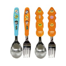 신비아파트 베이직 스푼포크 + 도형 커트러리 세트, 혼합색상, 1세트