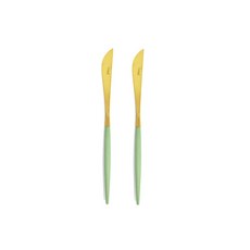 큐티폴 고아 세라돈 디너나이프, 골드, 2개