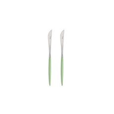큐티폴 고아 세라돈 디저트나이프, 실버, 2개