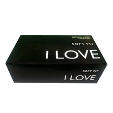 I LOVE 라텍스 소프트 핏 초박형 콘돔 0.03, 100개입, 1개