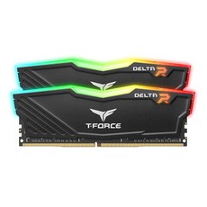 팀그룹 T-Force DDR4 8G CL16 Delta 데스크탑용 PC4-25600 RGB 서린 2p, 2개