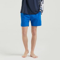 hmus 男款海灘衝浪褲, 藍色