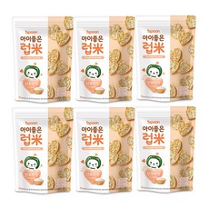 아이스푼 아이좋은 럽미 쌀과자 50g, 단호박, 6개