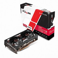 sapphire 라데온 RX 5700 XT PULSE OC D6 8GB Dual-X 그래픽카드