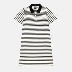 NII 여성 핀스트라이프 폴로넥 원피스 NNYOAWM3211