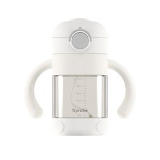 앤프라베 앤드 물병 260ml, 화이트, 1개