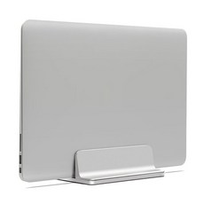 알루멘 알루미늄 맥북 노트북 수직 거치대 버티컬 스탠드 N2, 실버