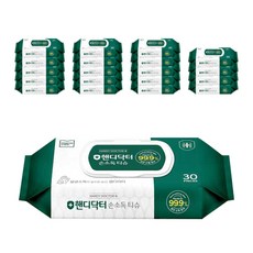 모나리자 에탄올 핸디닥터 손소독티슈, 30매, 20팩