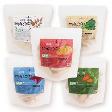 파파루 유기농 떡쌀과자 35g x 5종 세트, 당근, 자색고구마, 시금치, 단호박, 백미, 1세트