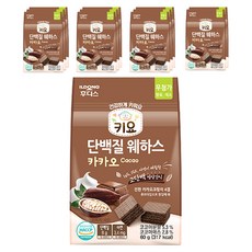 키요 단백질 웨하스 60g, 카카오, 12개