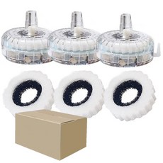濾水器 3入+替換濾芯 3入, 1套