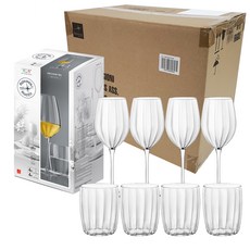 보르미올리 인콘트리 와인잔 300ml x 4p + 물컵 430ml x 4p 세트, 1세트