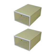 콩 K SHOES 하트 신발 정리 캐비닛 그린, 2개