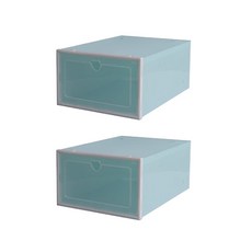 콩 K SHOES 하트 신발 정리 캐비닛 라이트그린, 2개