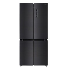 캐리어 클라윈드 양문형냉장고, 블랙 메탈, CRF-SN500BFP