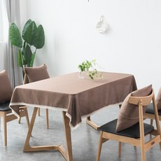 블럭마트 단색 식탁보 패브릭 미니멀 테이블 커버, TYPE 11, 6인(130 x 170 cm)