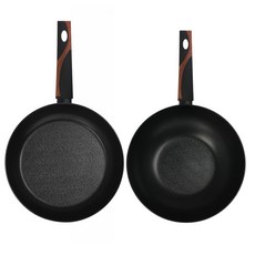 미라클 IH 후라이팬 궁중팬 세트 2p, 혼합색상, 후라이팬 28cm + 궁중팬 28cm