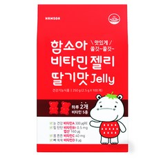 함소아 비타민젤리 딸기맛, 100정, 1개
