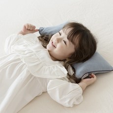 아띠블랑 메밀편백 아기태열베개, 스카이블루, 1개