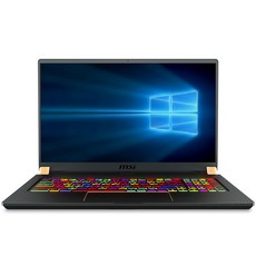 MSI 게이밍 노트북 GS75 Stealth 10SGS (i9-10980HK 43.942cm WIN10 Pro RTX2080 SUPER), 포함, NVMe 512GB, 32GB