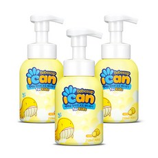 베베숲 아이캔 포밍 핸드워시 용기형 250ml, 레몬향, 3개
