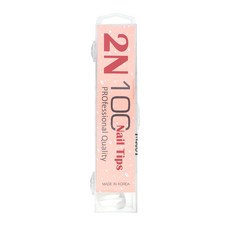 투엔 프로페셔널 숏오발 네일팁 100p, 1개, 투명