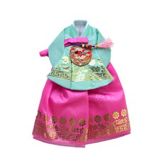 해피툴 레드학 당의 한복 와인커버, 분홍, 1개