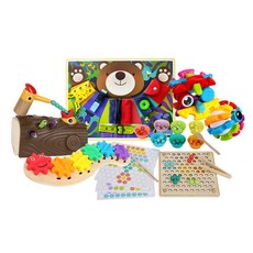 소근육발달놀이옷단추끼우기