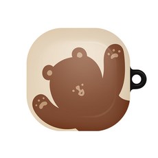 바니몽 갤럭시 버즈라이브 유어픽 하드케이스, 단일상품, 05 핸즈업베어
