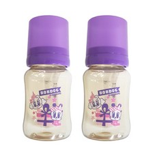 밥독 PPSU 젖병 240ml 트윈팩, 퍼플, 2개