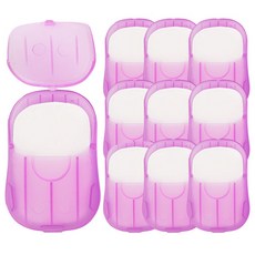 일회용 휴대용 종이비누 랜덤발송, 10개, 20g