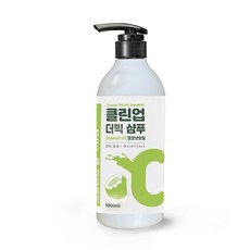 클린업 더빅 반려동물 샴푸 코코넛오일, 1000ml, 1개