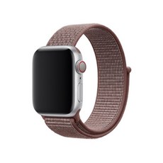 오펜트 애플워치 3/4/5/SE/6 스포츠 루프 밴드 38/40mm, 레드빈, 1개