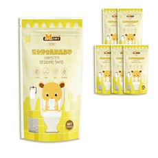 Minishow 햄스터 화장실 모래 레몬향, 500g, 6개