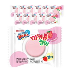 젤리셔스 마카롱 모양 젤리, 28g, 12개