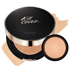 클리오 킬 커버 픽서 쿠션 파운데이션 세트, 4 진저, 1세트