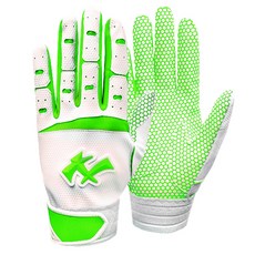 나인 헥사곤 배팅장갑 75FR 양손착용, 형광화이트