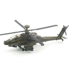 空軍 1 AH-64D 阿帕奇攻擊直升機壓鑄 1/72 AFO969330KH, 卡其色